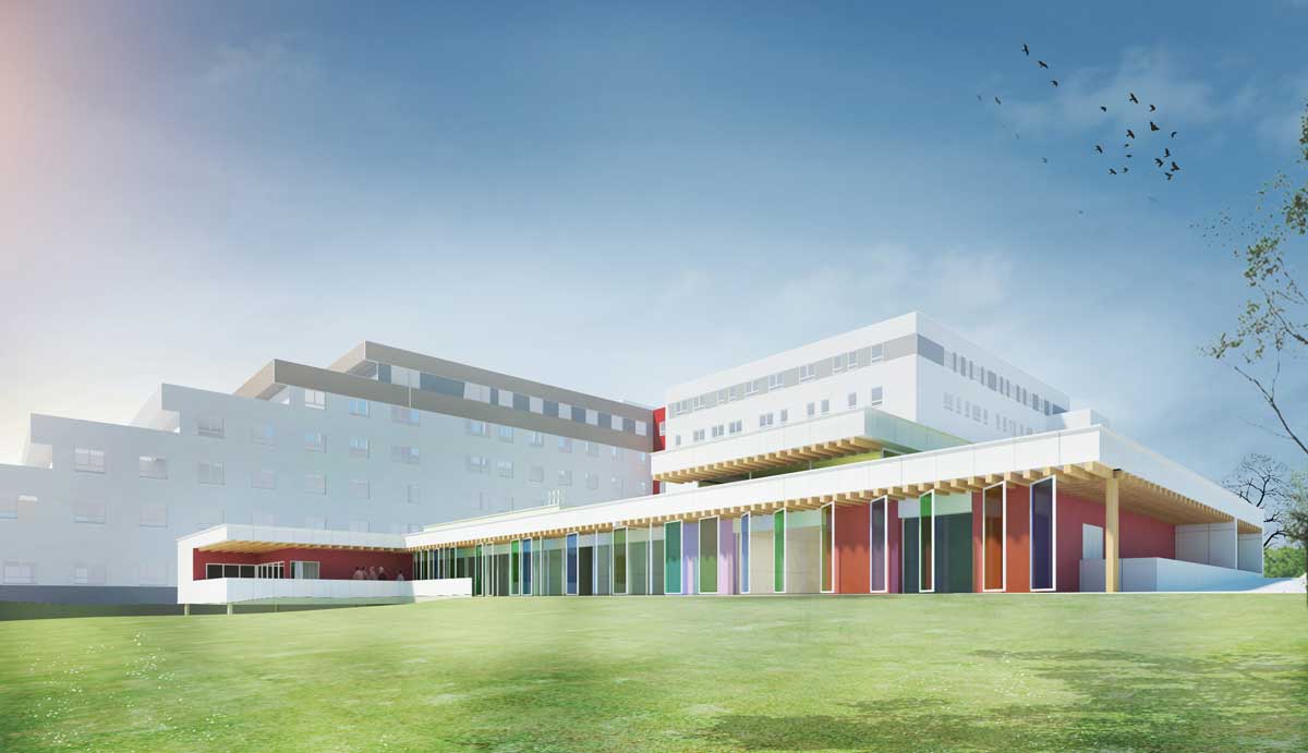 Construction d'un service de médecine nucléaire - Hôpital Robert Pax à Sarreguemines