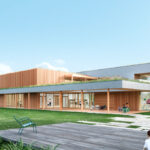 projet d'architecture à Horbourg-Wihr, groupe scolaire et périscolaire. Région Grand Est