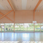 salle du nouveau gymnase Kleber à Haguenau