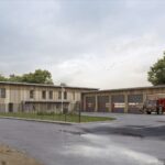 Thaon-les-Voges 2025 - centre d'Incendie et de Secours - ASP Architecture - vue extérieure